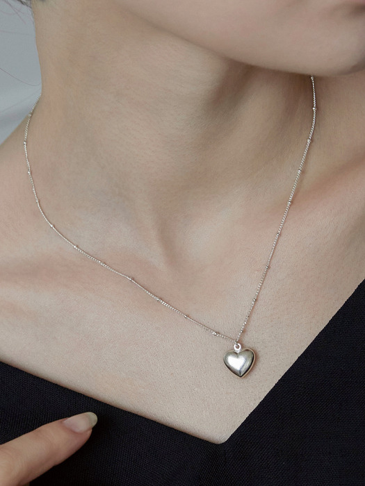 Ella 925 Silver Heart Necklace