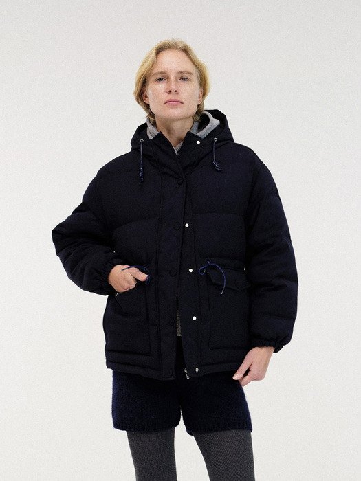 Pred puffer parka (Dark navy)