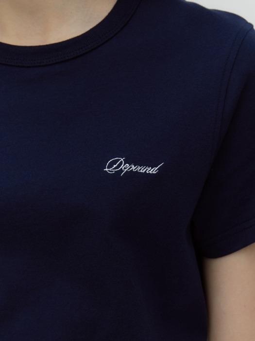 logo standard t-shirt - navy
