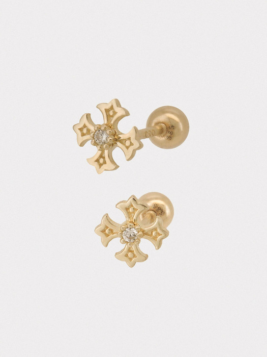 14k CH chrom cubic piercing