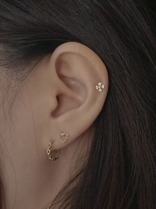 14k CH chrom cubic piercing