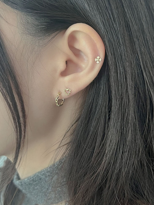 14k CH chrom cubic piercing