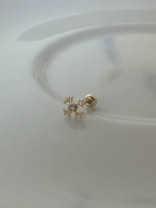 14k CH chrom cubic piercing