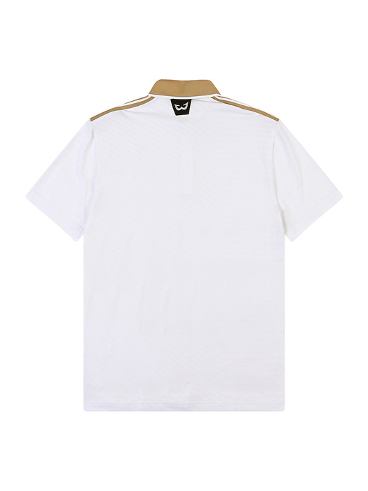 MESH JQD 남성 골프 티셔츠 (WHITE)