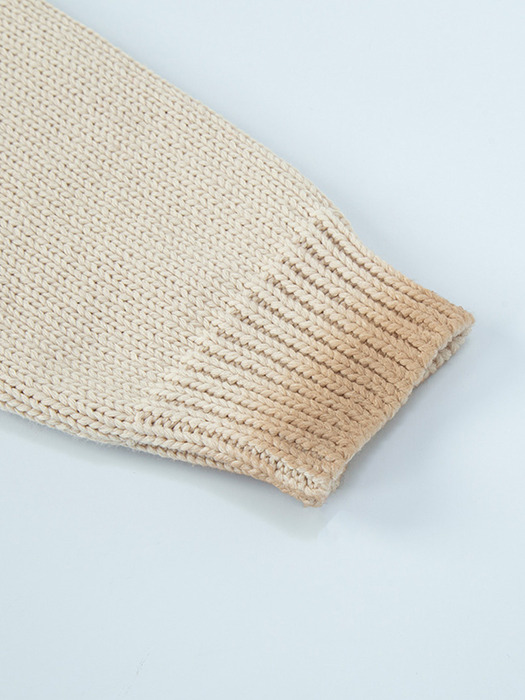 Spray Pattern Knit - beige