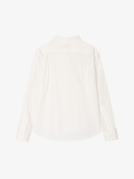 SMITH FOLD COLLAR SHIRT [IVORY]