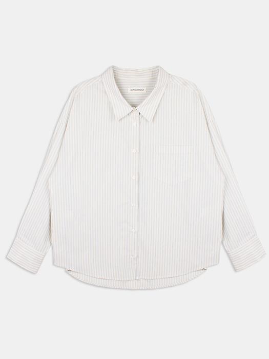 garden stripe shirts (cream)