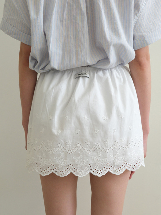cotton race skirt & top