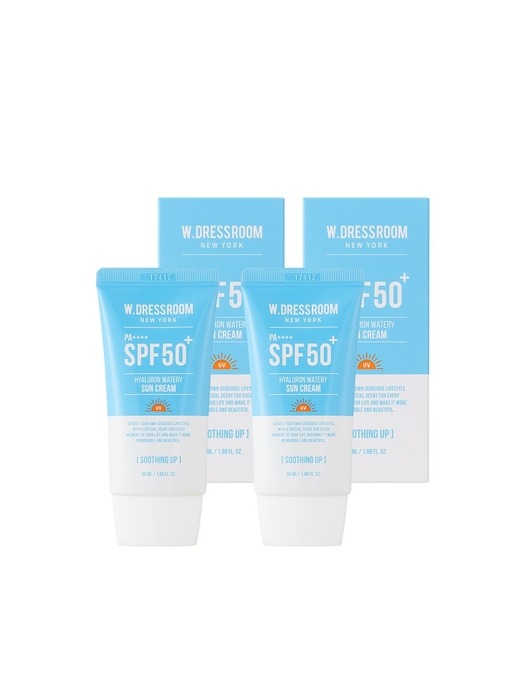 [365사계절][1+1] 히알루론 워터리 선크림 50ml SPF50+PA++++ / 겨울 촉촉 선크림