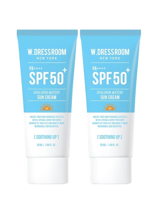 [365사계절][1+1] 히알루론 워터리 선크림 50ml SPF50+PA++++ / 겨울 촉촉 선크림