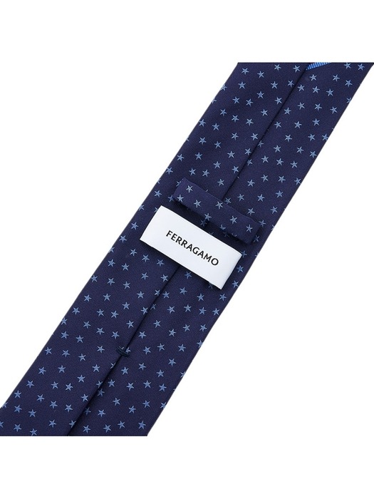 [페라가모] 남성 스타 패턴 실크 타이 35 0917 F NAVY 0762317