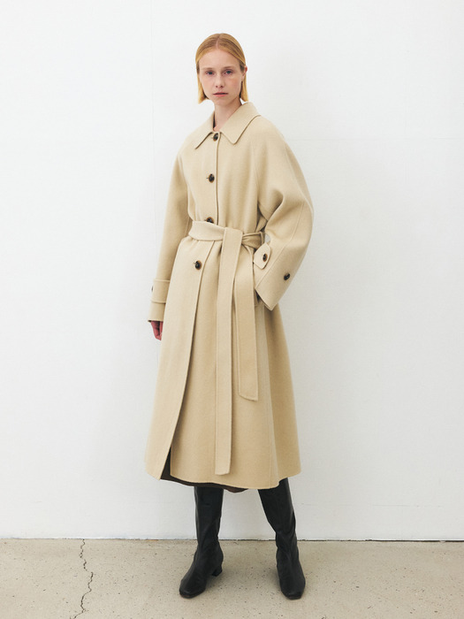 TFF CASHMERE SINGLE HAND MADE COAT [PREMIUM]_2COLORS