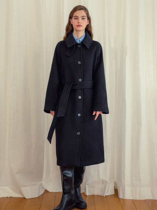 [뉴뉴 Pick] 프리미엄 캐시미어 오버핏 싱글 롱 코트 (2c)