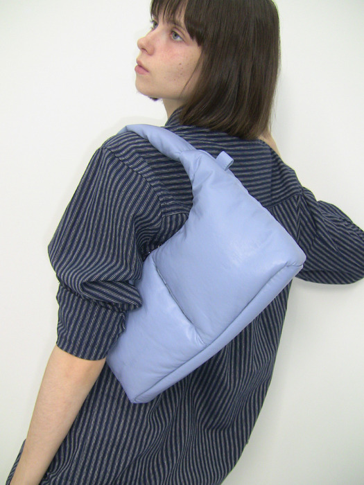 Soft Basket Hobo Bag (S)(dusty blue)