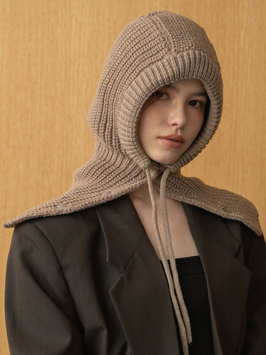 [단독] Buttoned string balaclava, Andy (3 colors)