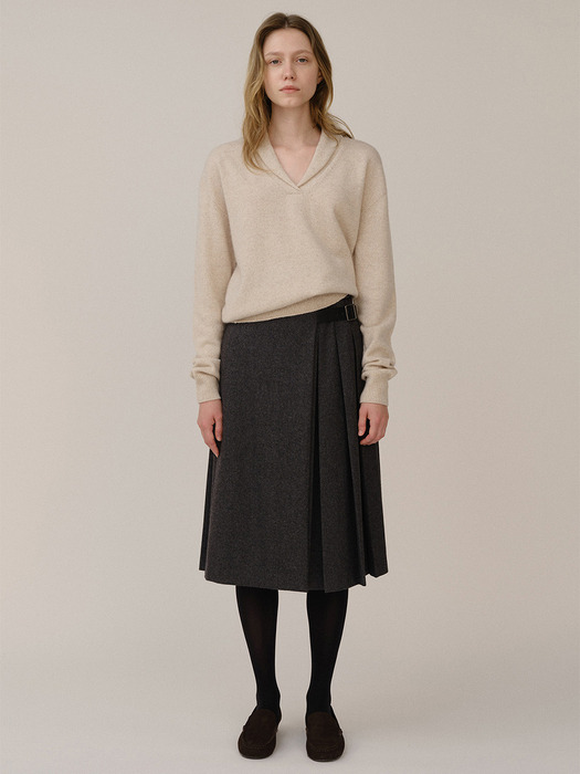 Wool Skirt Charred