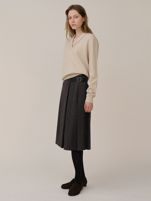 Wool Skirt Charred