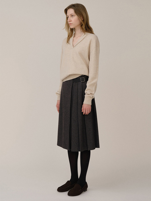 Wool Skirt Charred