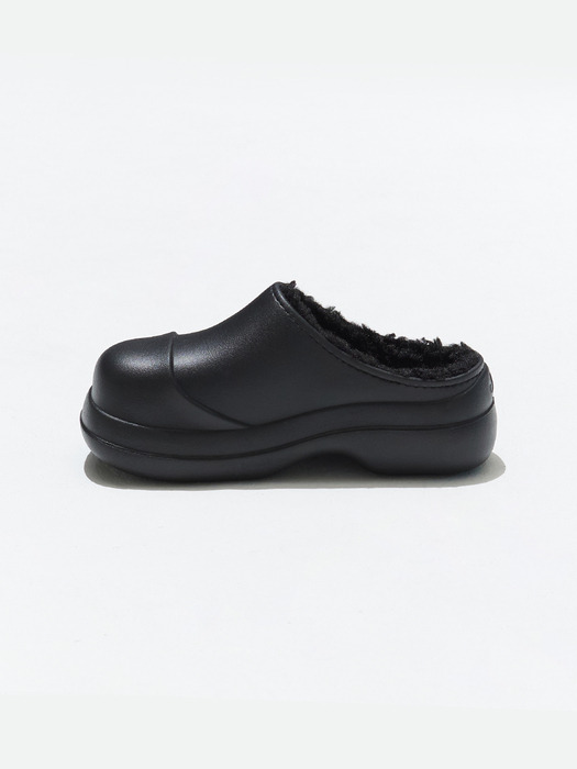 Wednesday Evening Winter Clog - Midnight Black