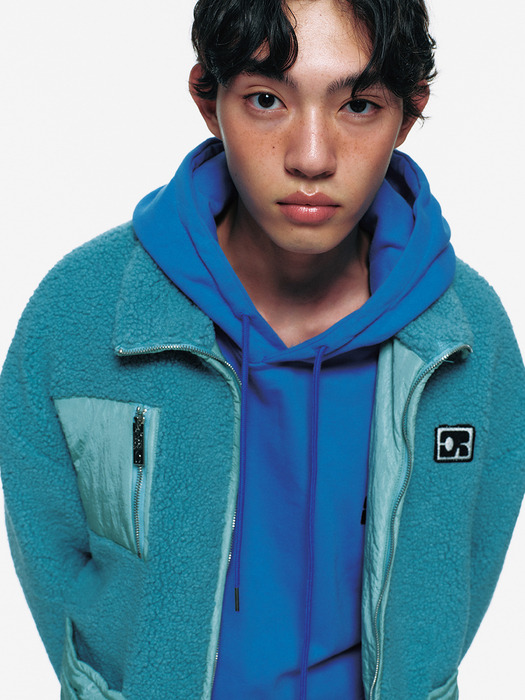 CENTAUR SHERPA FLEECE JACKET_MINT