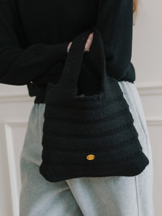 Origins Knit Bag - Black