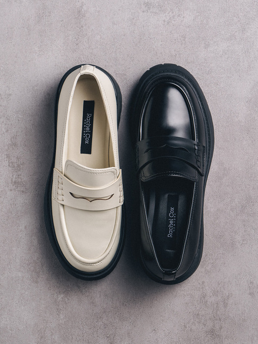 [Ivory_단독뉴컬러 출시]Loafers_Vera_RCA033F_4cm