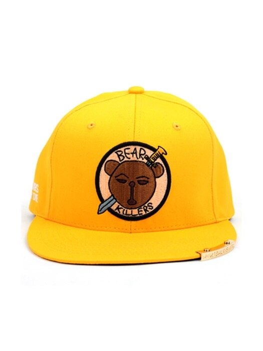 Bear Killers Snapback Cap(Yellow)