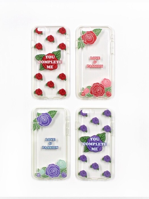 Rose Series For Clearcase  - Pattern Red