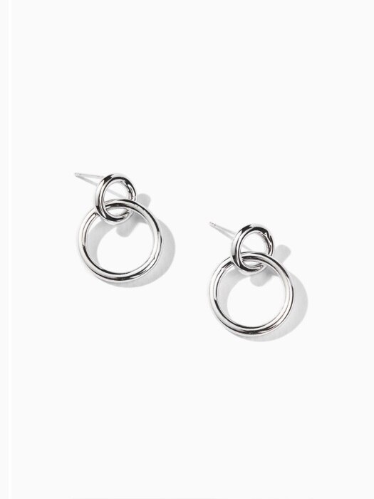 double ring pipe earring _ S&M