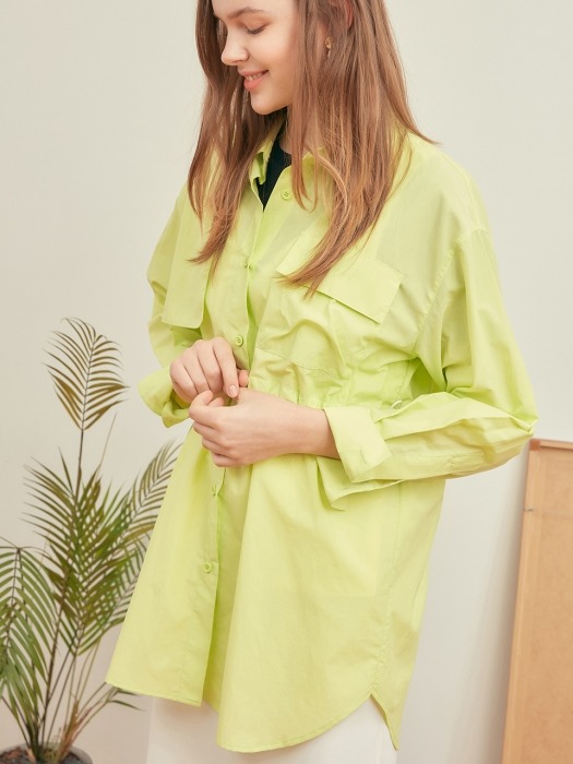 SOFT TRENCH SHIRT-LM