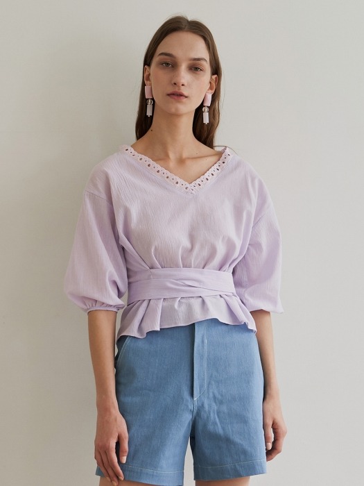 DELICATE BLOUSE VIOLET