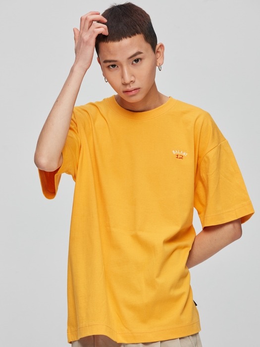 Signature Logo Basic T Shirt - Yellow
