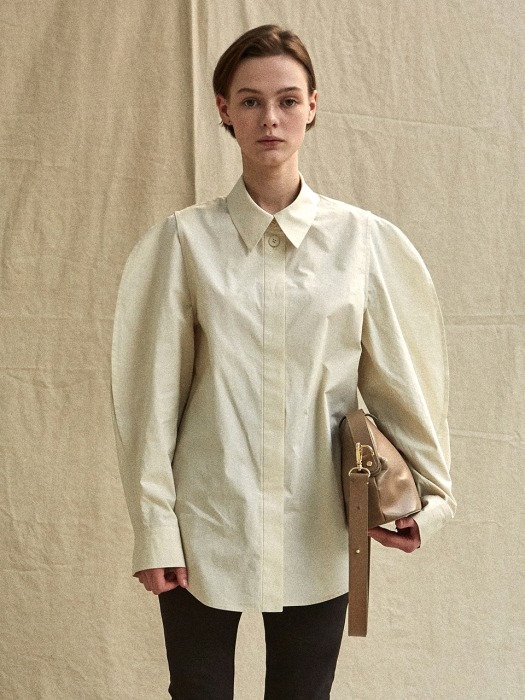 OVER SLEEVE SHIRTS - CREAM