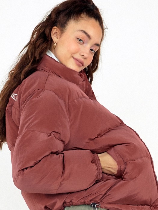 SHORT REVERSIBLE PUFFER DOWN [RED]