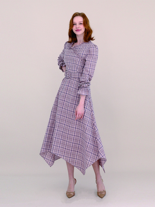 CHECK PATTERN DRESS [체크 패턴 드레스] RM21DR02