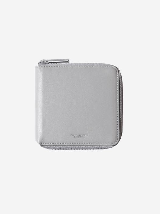 LEATHER WALLET (CEMENT GREY/GREY)