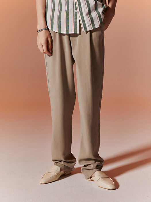 AISANCE TROUSER PANTS SAND (KUWAMURA 원단)