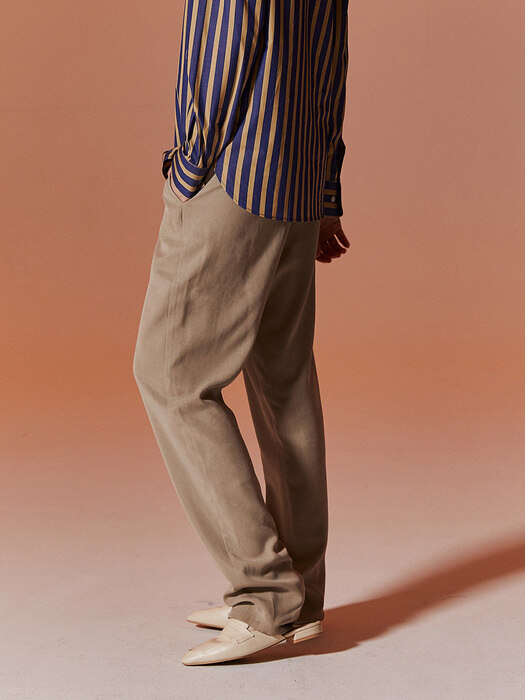 AISANCE TROUSER PANTS SAND (KUWAMURA 원단)