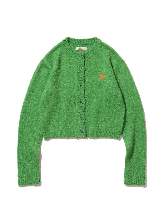 Loop Knit Cardigan [GREEN]