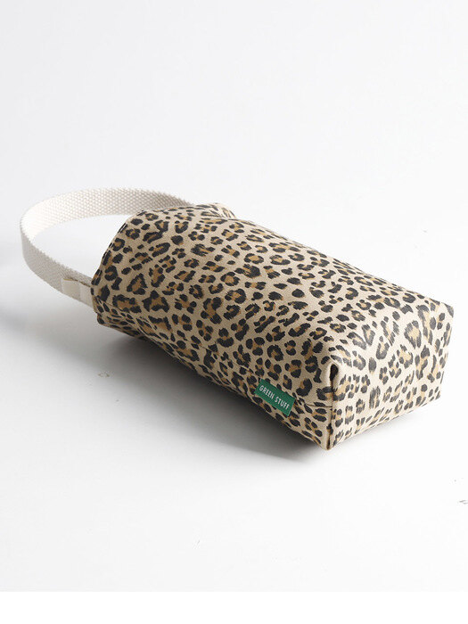 스마트폰 텀블러 미니 에코백 48 레오파드 호피 - leopard beige