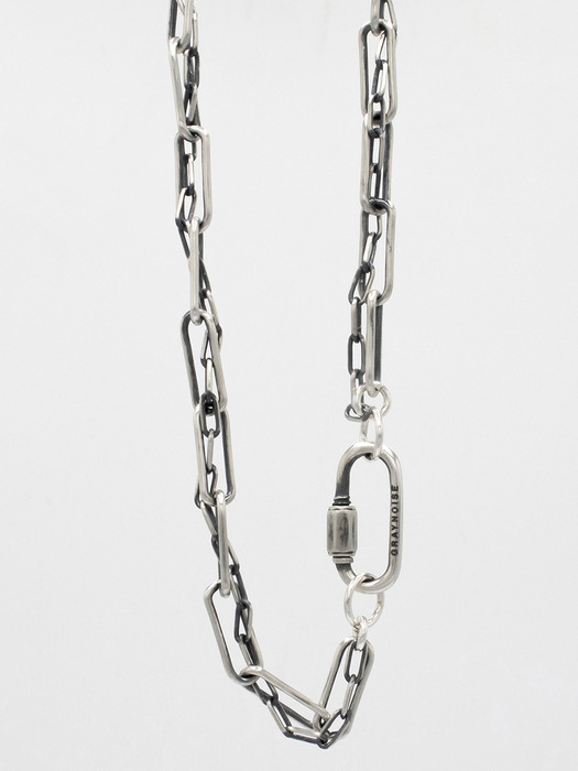 Twisted chain link necklace (silver 925)
