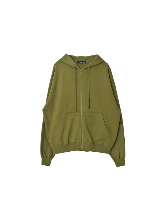 Sleeve Logo Hood Zip-Up_HZ040_2colors