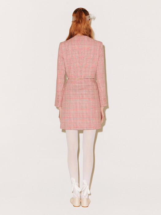 WAVE DOUBLE CHECK JACKET [PINK CHECK]