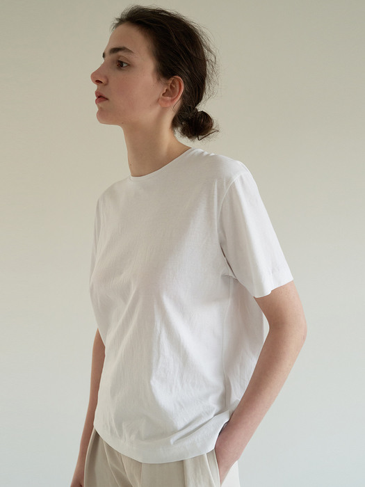 TOS BASIC SILKET T-SHIRT_4COLOR