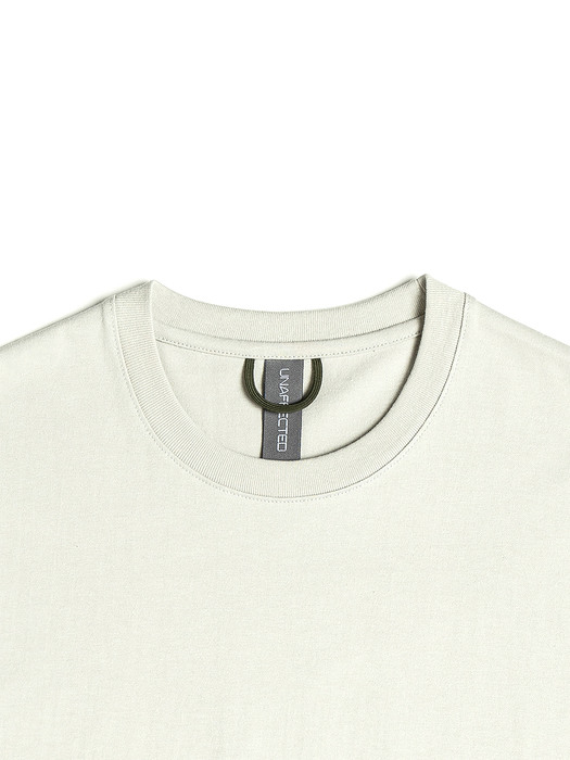 LOGO LABEL T-SHIRT / LIGHT GREY