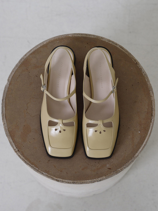 square mary janes mellow yellow