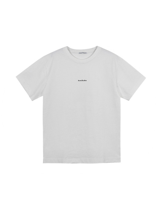 21SS 아크네 스튜디오 에디 화이트 여성 반팔 티셔츠 AL0149 OPTIC WHITE