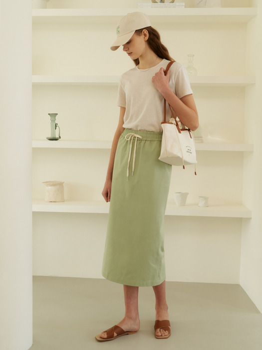 H line skirt (mint)