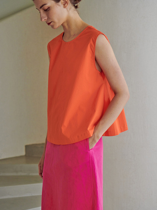 FLARE TOP_ORANGE