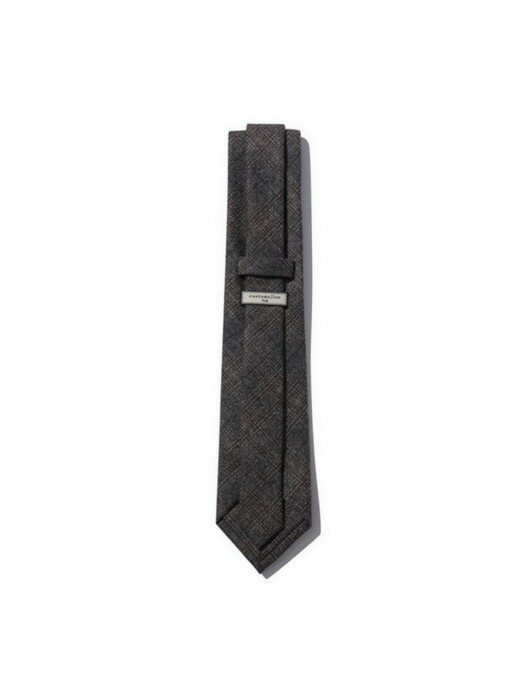 wool check tie (brown)_CAAIX21301BRX
